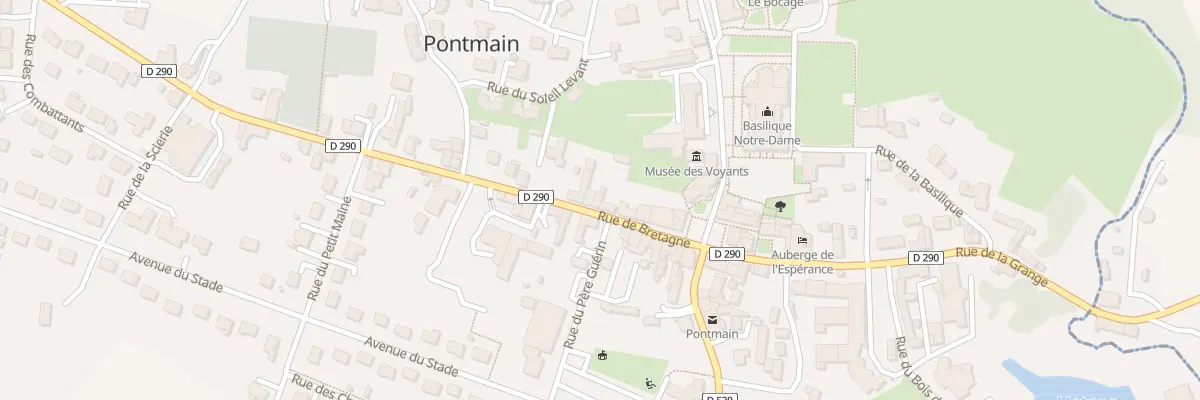 Plan du 10 Rue de Bretagne à Pontmain