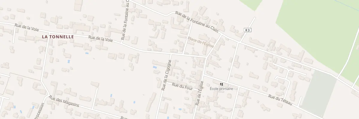 Plan du 3 Rue de la voie à Sainte-Radégonde-des-Noyers