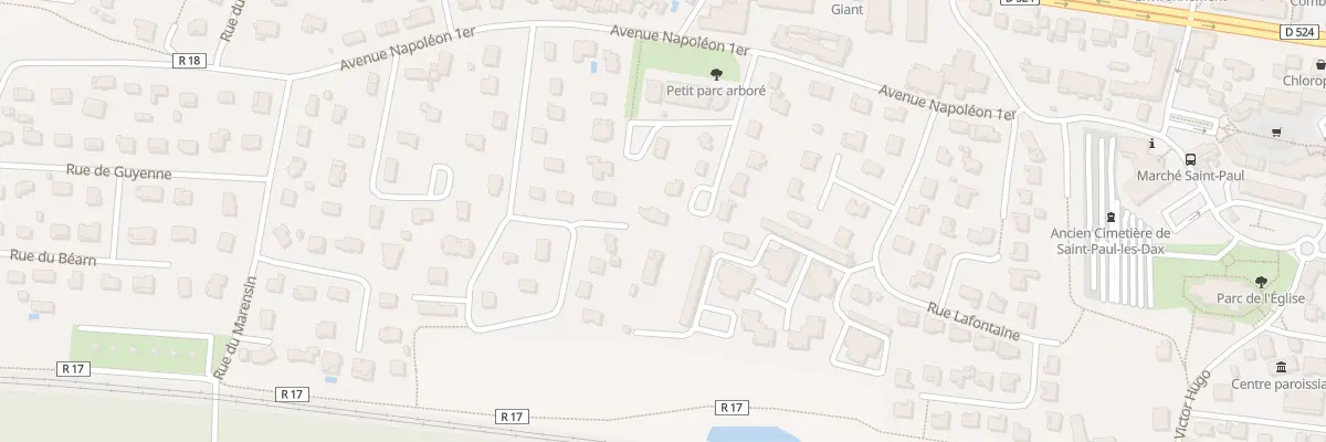 Plan du 22 Rue de l’Adour à Saint-Paul-lès-Dax