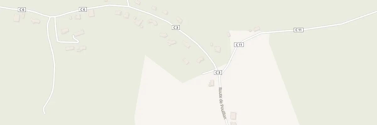 Plan du 1905A Rte de Pouillon à Cauneille