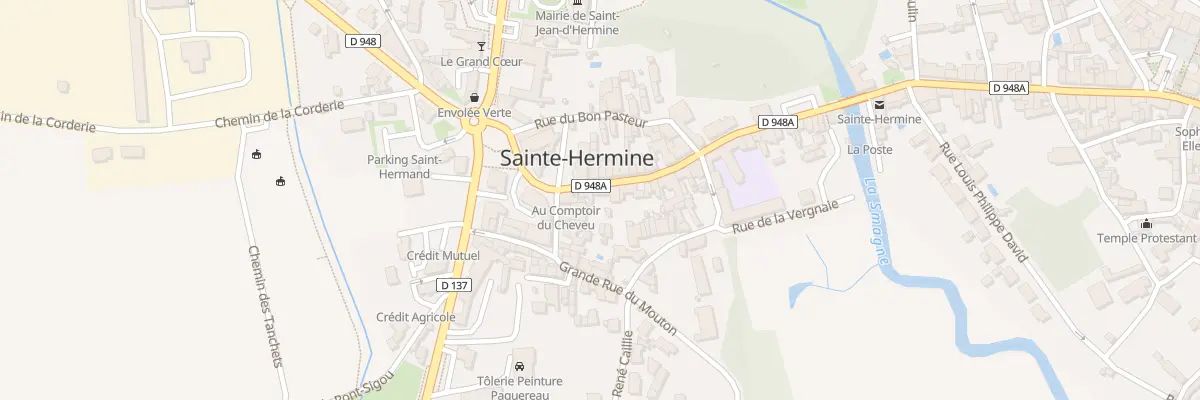 Plan du 5 Rue Georges Clemenceau à Saint-Jean-d’Hermine