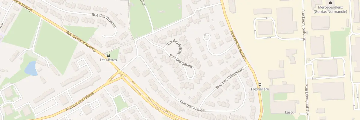 Plan du 65 Rue des Aulnes à Saint-Lô