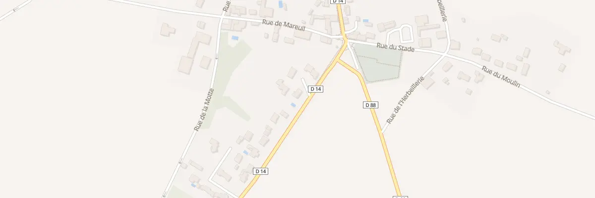 Plan du 14 Rue du portail à Saint-Aubin-la-Plaine