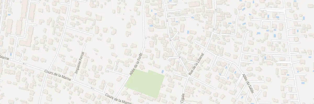 Plan du 25B All de la Forêt à Gujan-Mestras