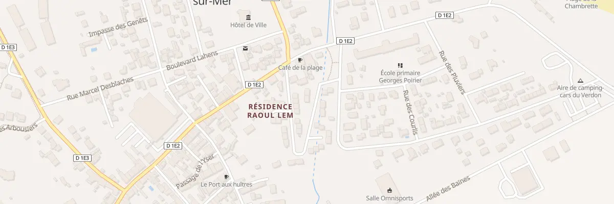 Plan du 31 Rue Raoul Lem au Verdon-sur-Mer
