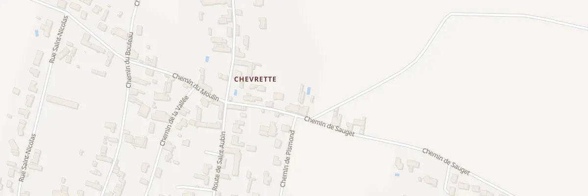 Plan du 11 Chemin de sauget à Nalliers