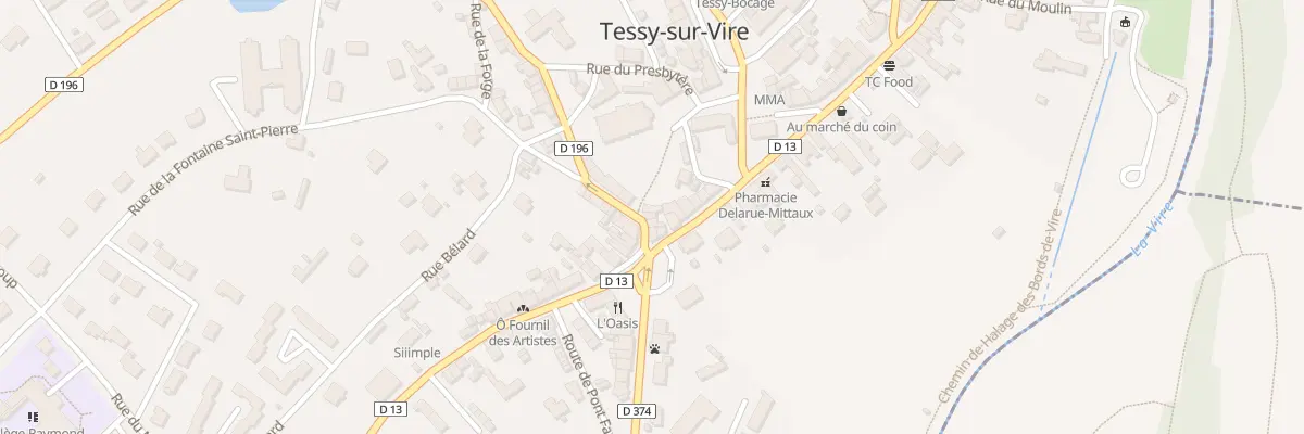 Plan du 3 Rue de la Fontaine St Pierre à Tessy-Bocage