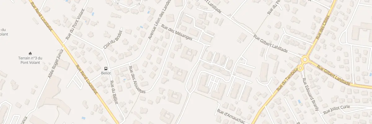 Plan du 252 Rue des Mesanges à Saint-Paul-lès-Dax