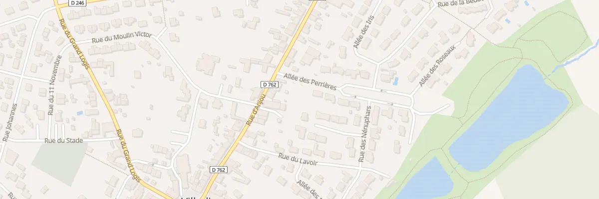 Plan du 34B Rue d’Anjou (Villedieu) à Beaupréau-en-Mauges