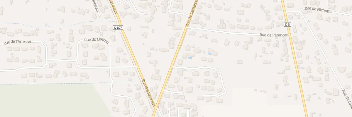 Plan du 28 Rue de Lachanau à Hourtin