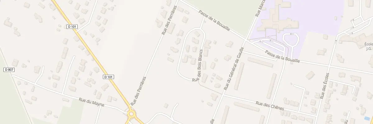 Plan du 6 Rue des Bois Blancs à Hourtin