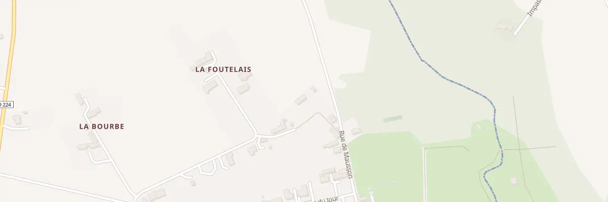 Plan du 21 Rue de Mausson à Pontmain