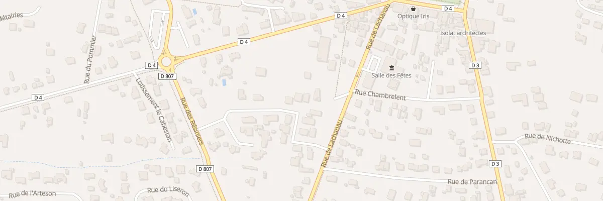 Plan du 16 Rue des Narcisses à Hourtin