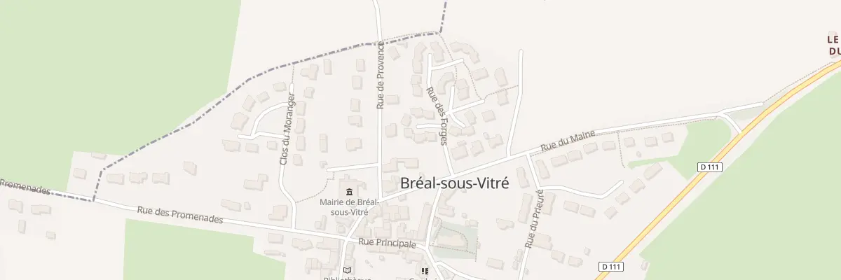 Plan du 2 Rue des Forges à Bréal-sous-Vitré