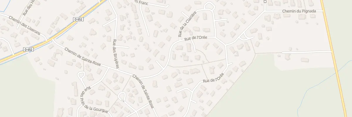 Plan du 124 Rue de l’Orée à Sanguinet