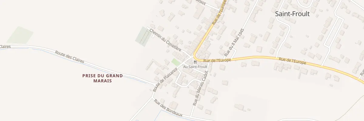 Plan du 6 Rte de Plaisance à Saint-Froult