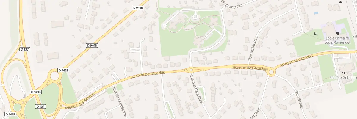 Plan du 32 Av des Acacias à Chantonnay