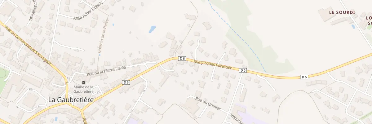 Plan du 16T Rue jacques forestier à La Gaubretière