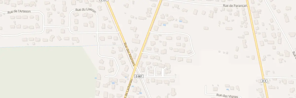 Plan du 30 Rue de Lachanau à Hourtin