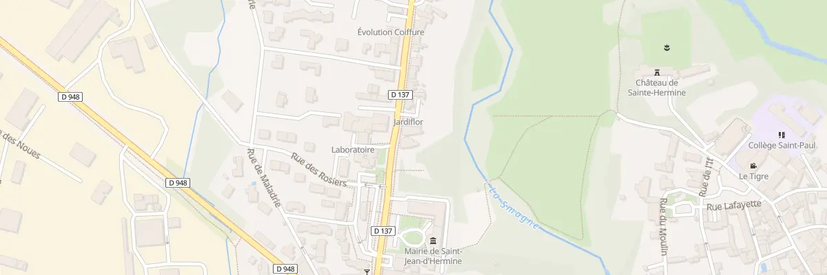 Plan du 42 Rte de Nantes à Saint-Jean-d’Hermine