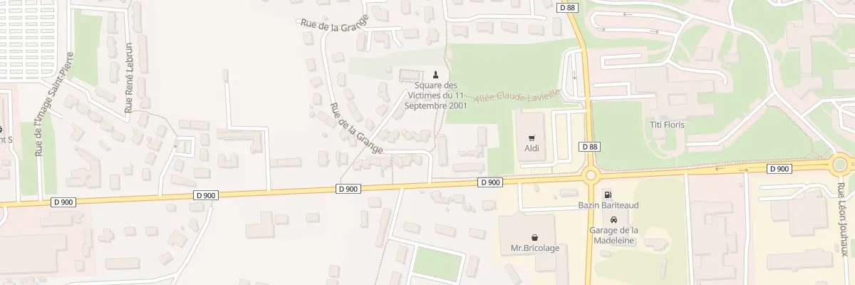 Plan du 34 Rue de la Grange à Saint-Lô