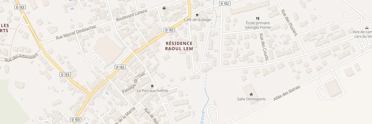 Plan du 15 Rue Raoul Lem au Verdon-sur-Mer