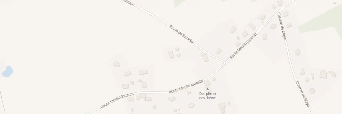 Plan du 752 Rte de Barader à Cagnotte