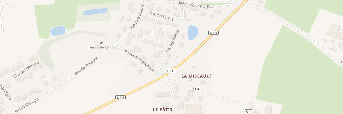Plan du 11 Rue du Marais à Bréal-sous-Vitré