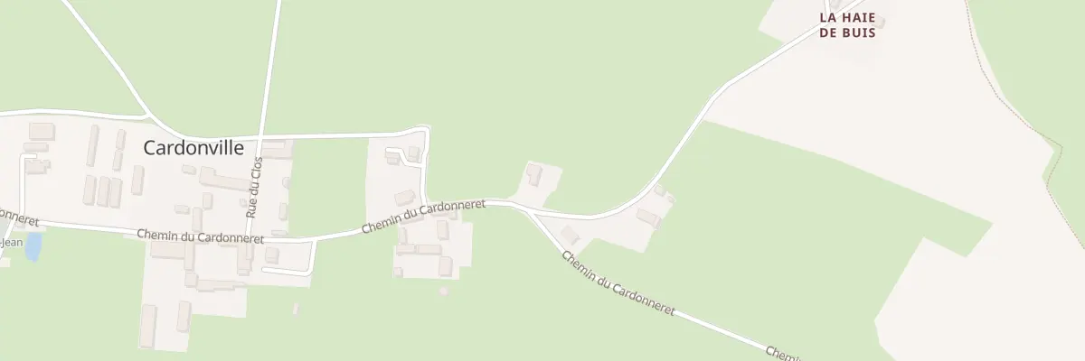 Plan du 5027 L’Eglise à Cardonville