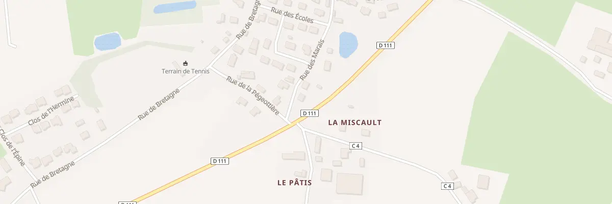 Plan du 13 Rue du Marais à Bréal-sous-Vitré