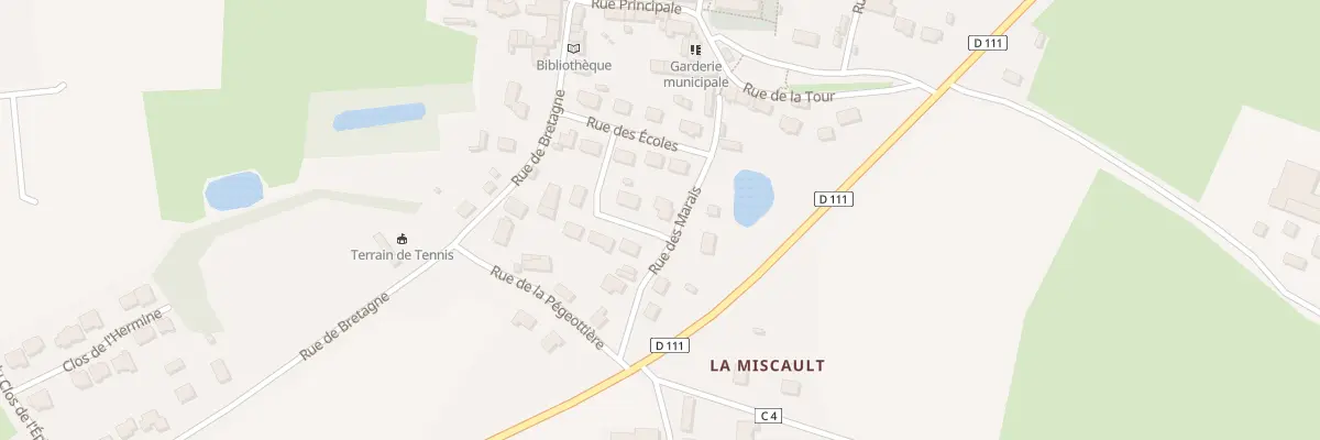Plan du 2 Rue du Marais à Bréal-sous-Vitré