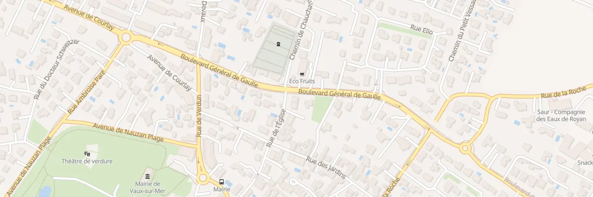 Plan du 23 Rue de l’Eglise à Vaux-sur-Mer
