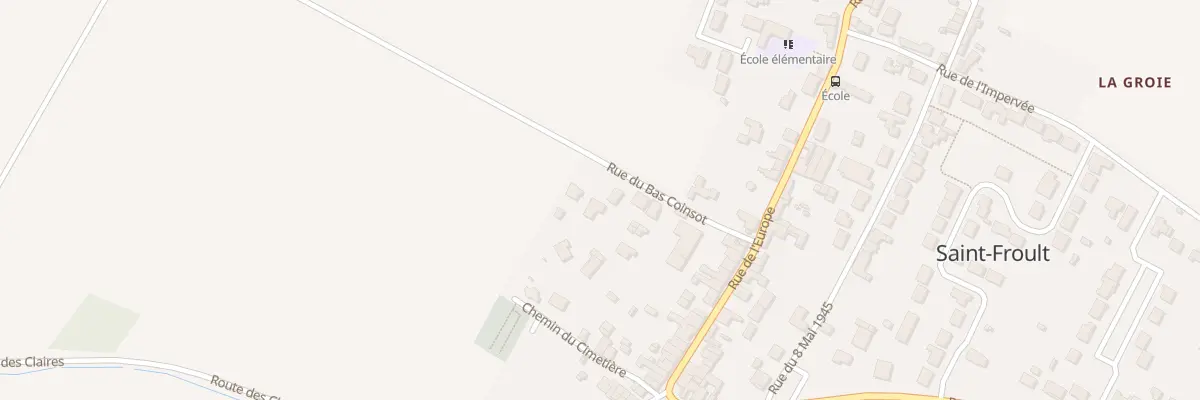 Plan du 13B Rue du Bas Coinsot à Saint-Froult
