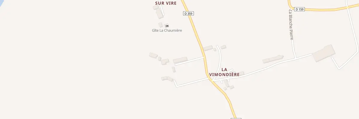 Plan du 3 Les Landes sur Vire à Domjean