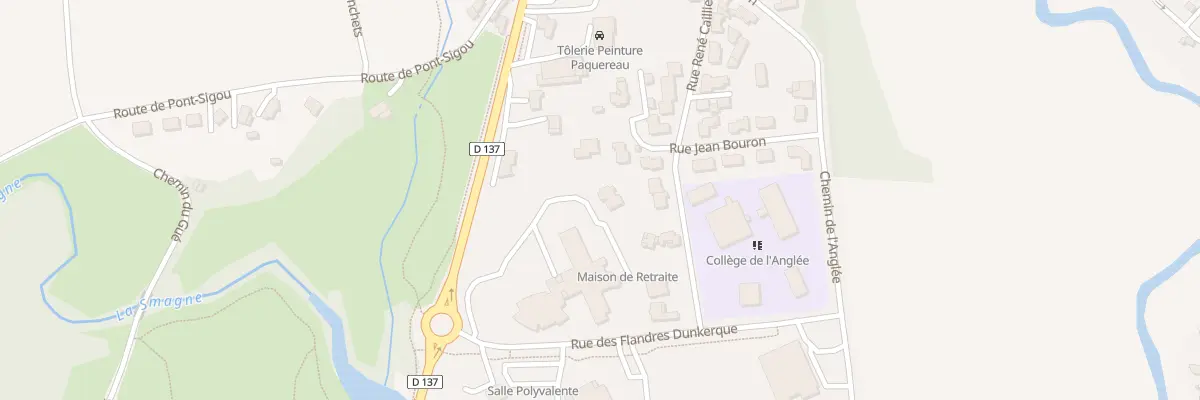 Plan du 71 Rte de la Rochelle à Saint-Jean-d’Hermine