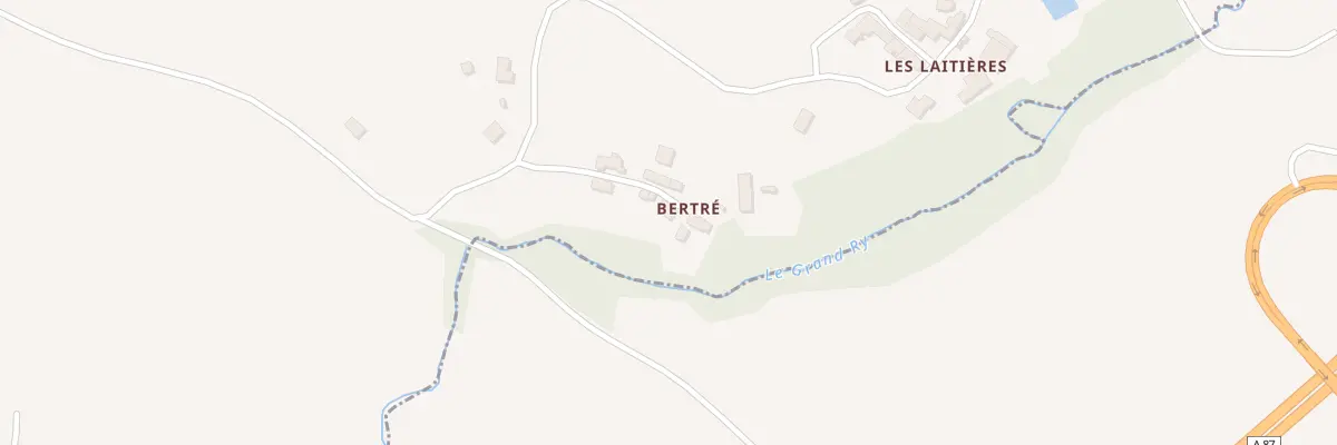 Plan du 5000 Bertre à Beaurepaire
