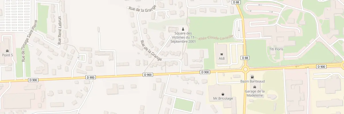 Plan du 50 Rue de la Grange à Saint-Lô