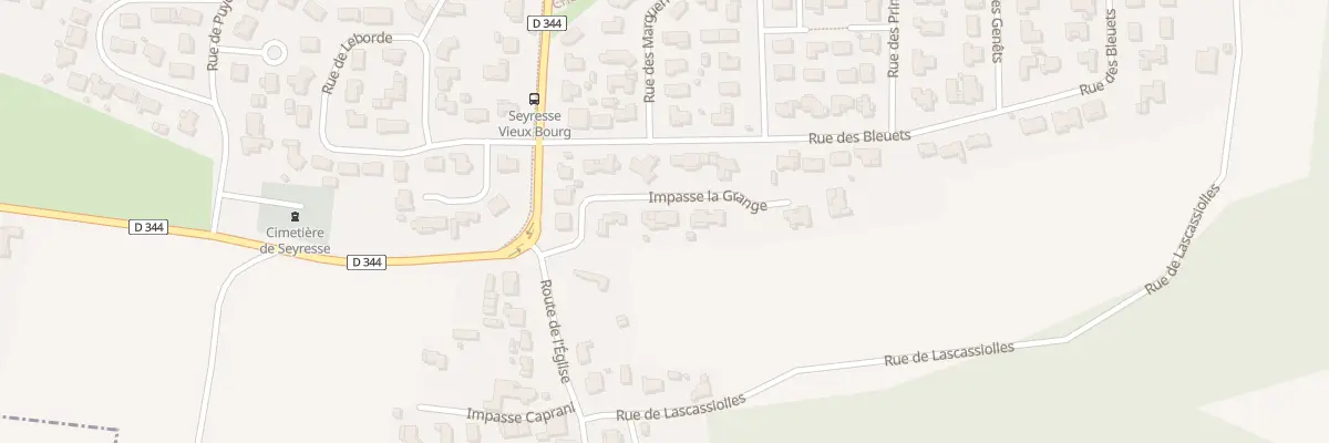 Plan du 4 Imp la Grange à Seyresse
