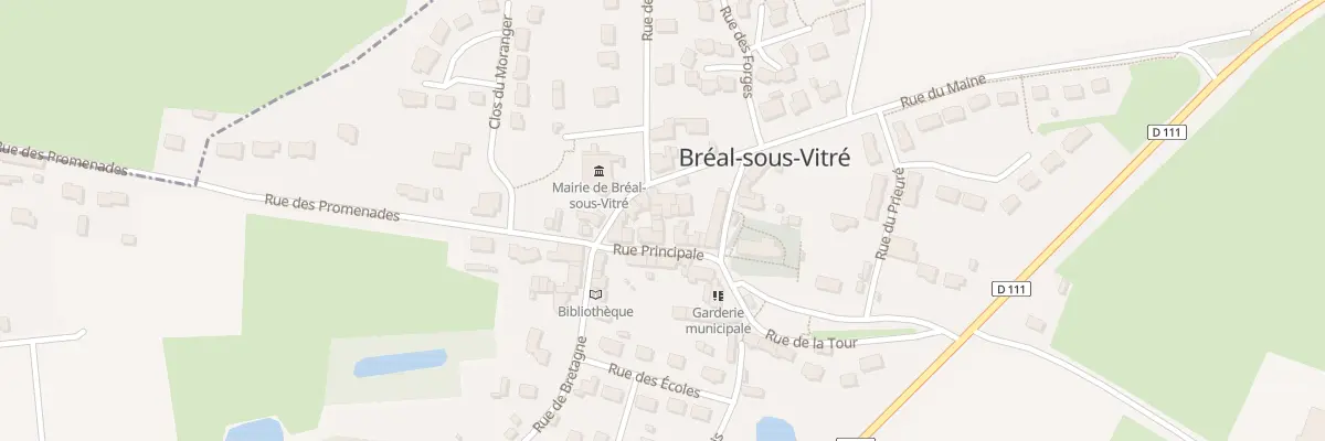 Plan du 5158 Le Bourg à Bréal-sous-Vitré