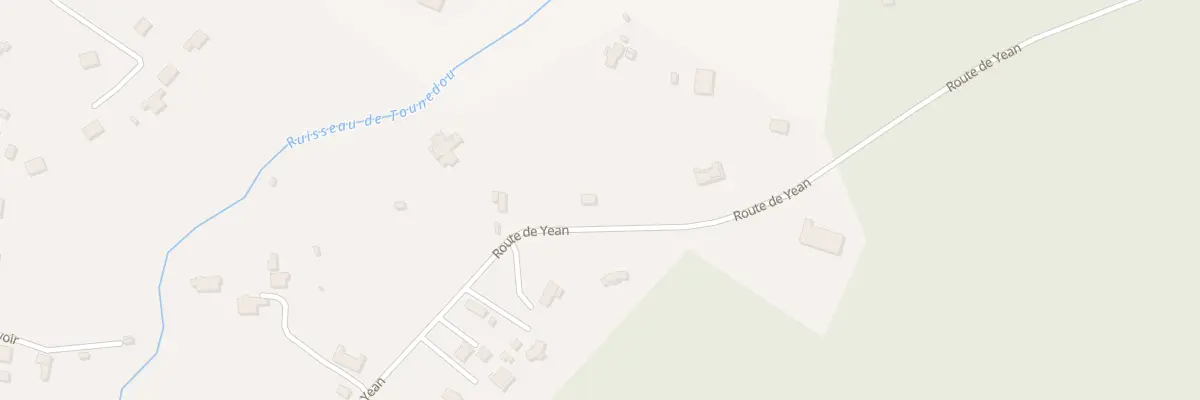 Plan du 341 Rte de Yean à Onesse-Laharie