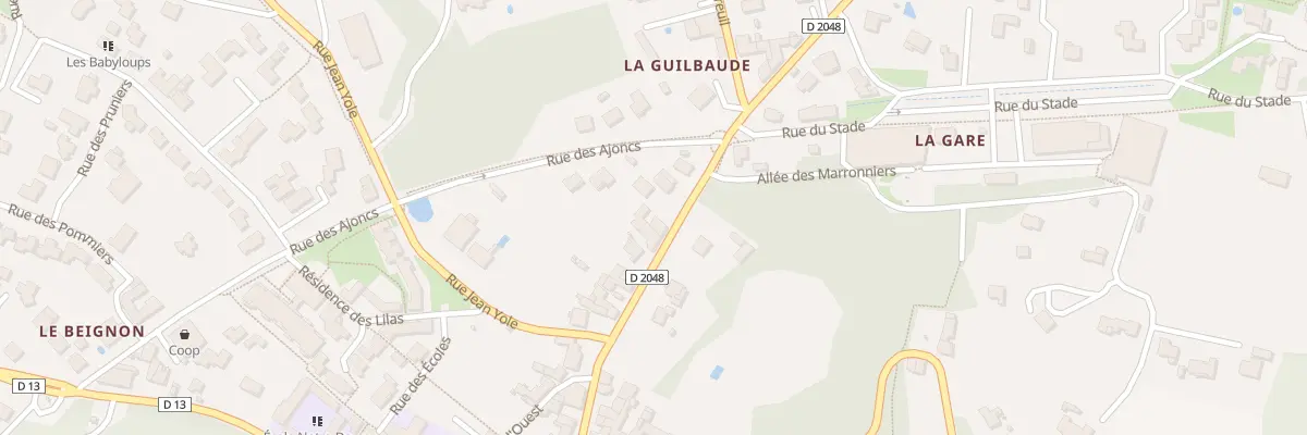 Plan du 71 Rue du Commandant Guilbaud à Mouchamps