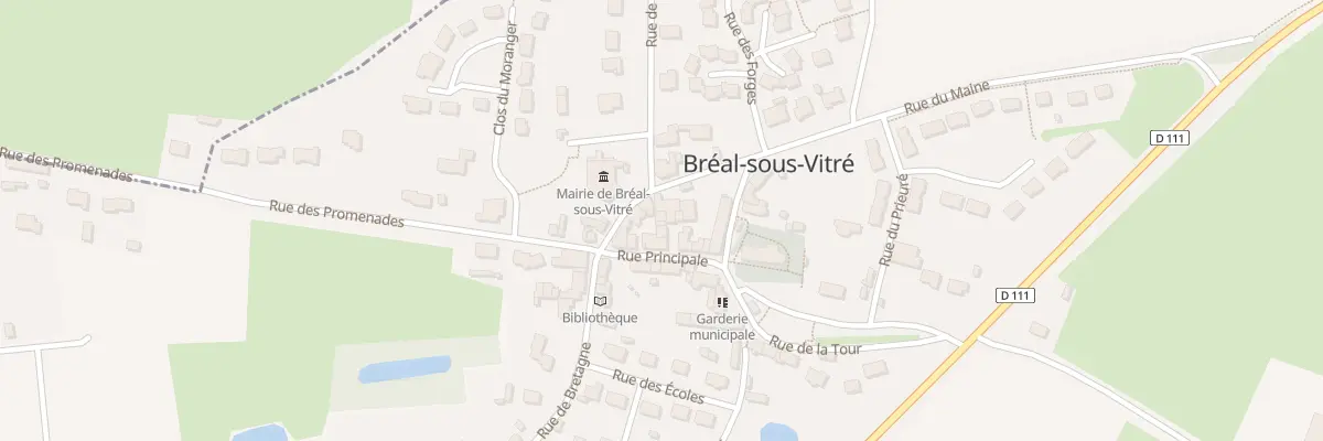 Plan du 5080 Le Bourg à Bréal-sous-Vitré