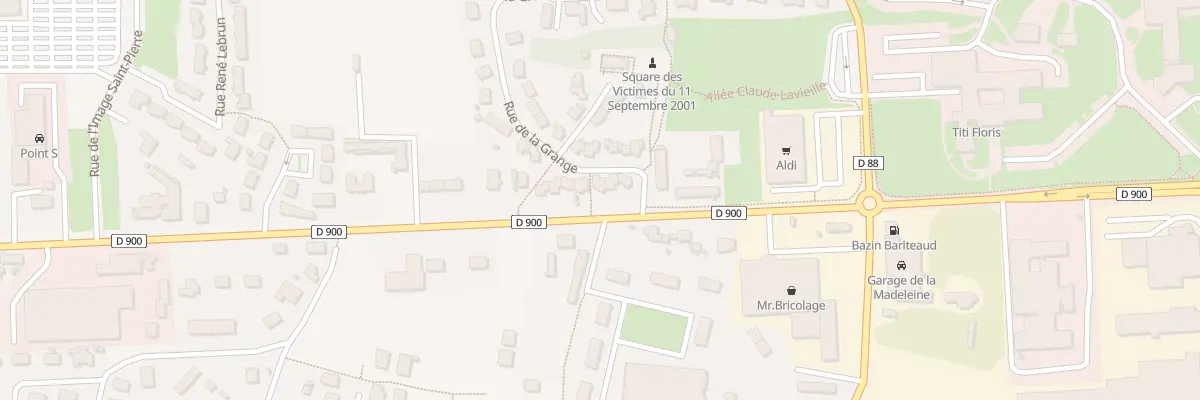 Plan du 61 Rue de la Grange à Saint-Lô