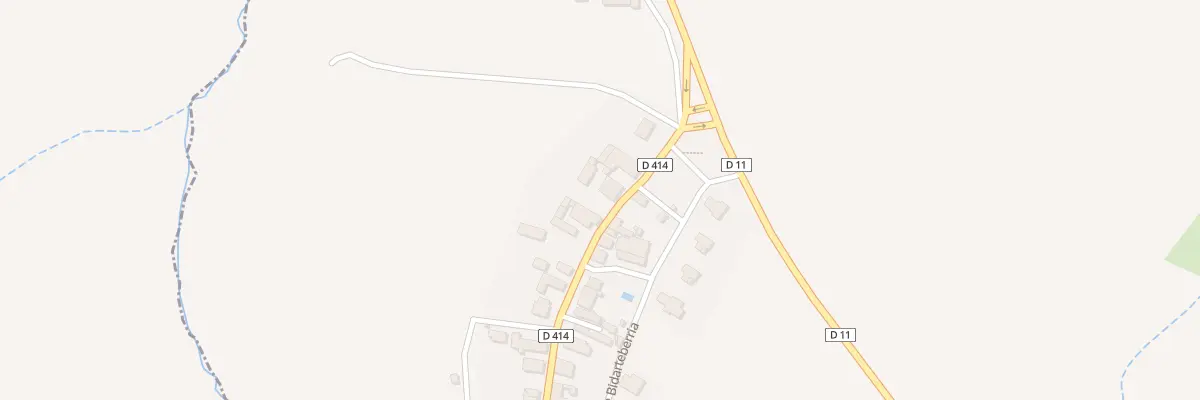 Plan du 823 Rte de Navarre Rd414 à Garris