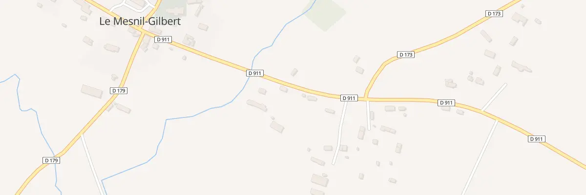 Plan du 10 Rte de la Vallée au Mesnil-Gilbert