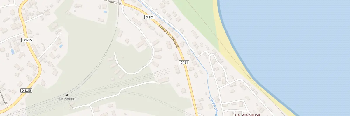 Plan du 13 Rue de la Batterie au Verdon-sur-Mer