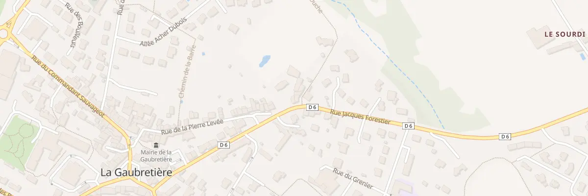 Plan du 39 Rue jacques forestier à La Gaubretière