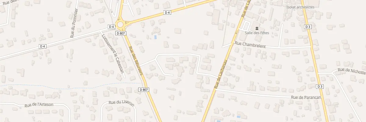 Plan du 3 Rue des Narcisses à Hourtin