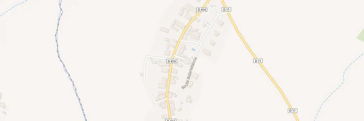 Plan du 708 Rte de Navarre Rd414 à Garris
