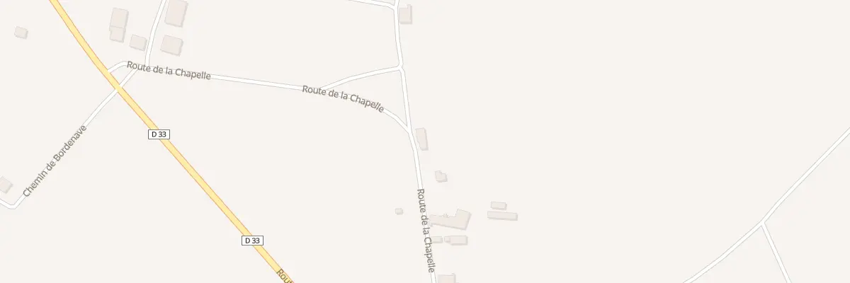 Plan du 521 Rte de la Chapelle à Sorde-l’Abbaye